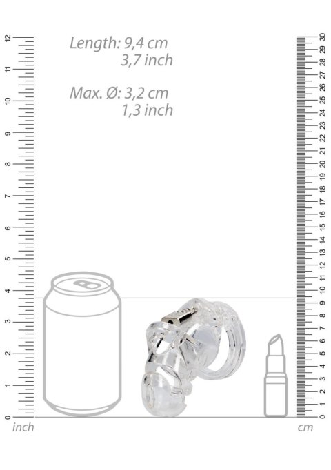Model 25 - Chastity Cage - 3.5'' / 9 cm - Transparent ManCage Model 25 - Chastity Cage - 3.5'' / 9 cm - Transparent ManCage