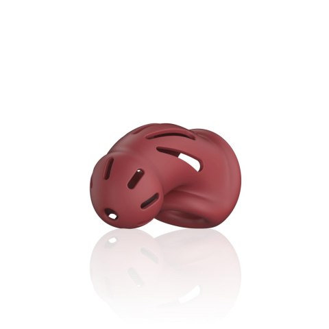 Model 28 - Ultra Soft Silicone Chastity Cage - Red ManCage Model 28 - Ultra Soft Silicone Chastity Cage - Red ManCage