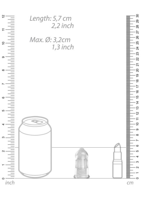 Model 29 - TPE Chastity Cage - Transparent ManCage Model 29 - TPE Chastity Cage - Transparent ManCage
