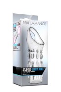 PERFORMANCE STUDDED SLEEVE RING CLEAR Blush PERFORMANCE STUDDED SLEEVE RING CLEAR Blush