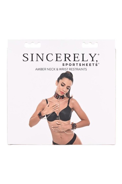 SPORTSHEETS AMBER NECK AND WRIST RESTRAINT Sportsheets SPORTSHEETS AMBER NECK AND WRIST RESTRAINT Sportsheets