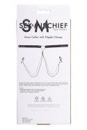 SPORTSHEETS SM AMOR COLLAR WITH NIPPLE JEWELRY Sportsheets SPORTSHEETS SM AMOR COLLAR WITH NIPPLE JEWELRY Sportsheets