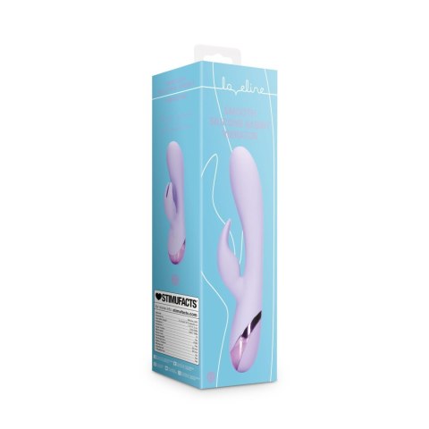 Smooth Silicone Rabbit Vibrator - Digital Lavender Loveline Smooth Silicone Rabbit Vibrator - Digital Lavender Loveline