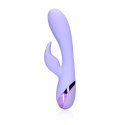 Smooth Silicone Rabbit Vibrator - Digital Lavender Loveline Smooth Silicone Rabbit Vibrator - Digital Lavender Loveline
