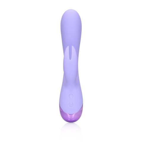 Smooth Silicone Rabbit Vibrator - Digital Lavender Loveline Smooth Silicone Rabbit Vibrator - Digital Lavender Loveline