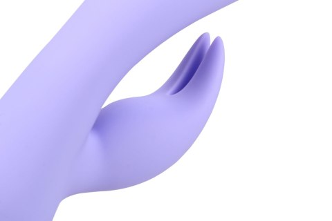 Smooth Silicone Rabbit Vibrator - Digital Lavender Loveline Smooth Silicone Rabbit Vibrator - Digital Lavender Loveline