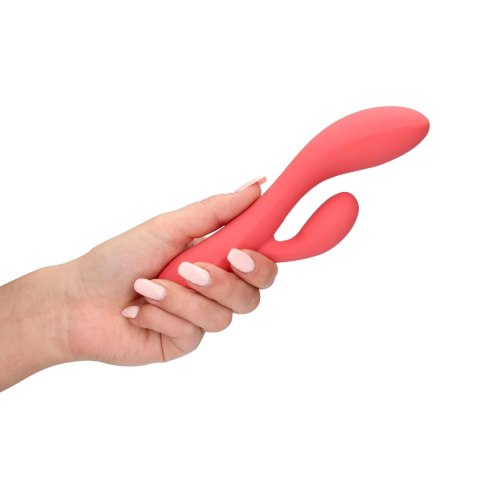 Smooth Ultra Soft Silicone Rabbit Vibrator - Astro Dust Loveline Smooth Ultra Soft Silicone Rabbit Vibrator - Astro Dust Loveline