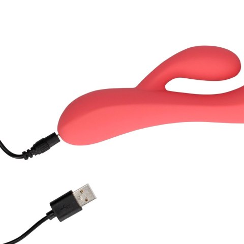 Smooth Ultra Soft Silicone Rabbit Vibrator - Astro Dust Loveline Smooth Ultra Soft Silicone Rabbit Vibrator - Astro Dust Loveline