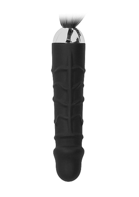 Black Whip with Realistic Silicone Dildo - Black Ouch! Black Whip with Realistic Silicone Dildo - Black Ouch!