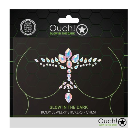 Body Jewelry Stickers - Chest Ouch! Body Jewelry Stickers - Chest Ouch!