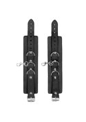 Bonded Leather Collar With Hand Cuffs Ouch! Bonded Leather Collar With Hand Cuffs Ouch!