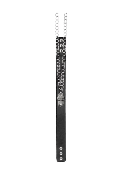 Bonded Leather Collar With Hand Cuffs Ouch! Bonded Leather Collar With Hand Cuffs Ouch!