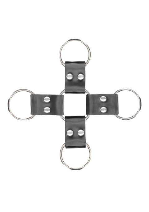 Bonded Leather Hogtie With Hand and Ankle Cuffs Ouch! Bonded Leather Hogtie With Hand and Ankle Cuffs Ouch!