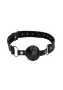 Breathable Ball Gag - With Bonded Leather Straps Ouch! Breathable Ball Gag - With Bonded Leather Straps Ouch!