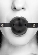 Breathable Ball Gag - With Bonded Leather Straps Ouch! Breathable Ball Gag - With Bonded Leather Straps Ouch!