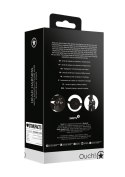 Head Harness with Mouth Cover and Solid Ball Gag - Black Ouch! Head Harness with Mouth Cover and Solid Ball Gag - Black Ouch!