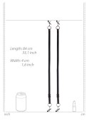 Labia Spreader with Clamps - Black Ouch! Labia Spreader with Clamps - Black Ouch!
