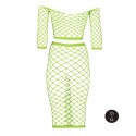 Long Sleeve Crop Top and Long Skirt - Green - XS/XL Ouch! Long Sleeve Crop Top and Long Skirt - Green - XS/XL Ouch!