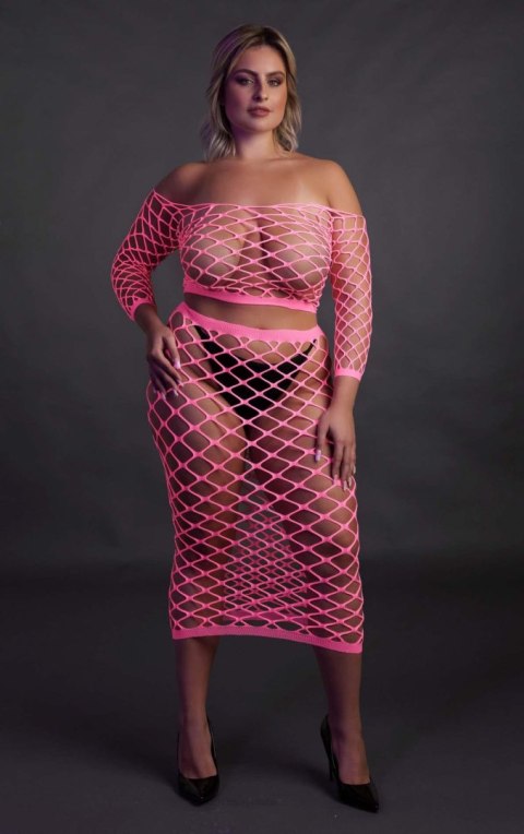 Long Sleeve Crop Top and Long Skirt XL/XXXXL Ouch! Long Sleeve Crop Top and Long Skirt XL/XXXXL Ouch!