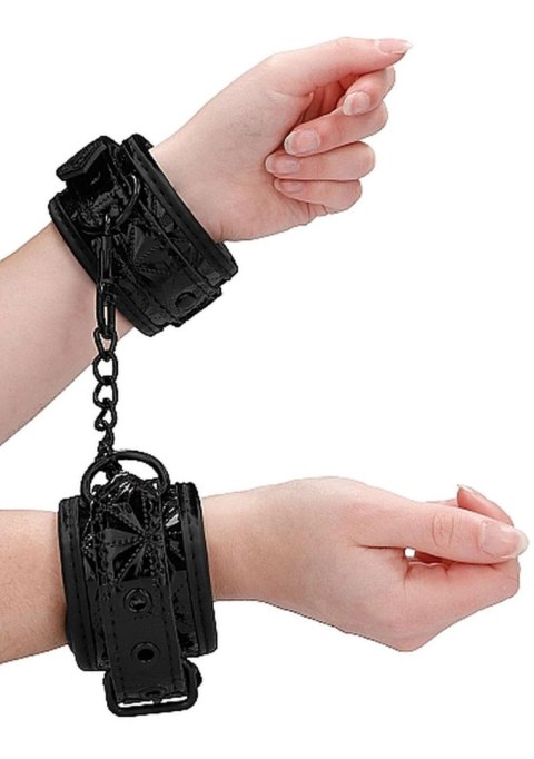 Luxury Hand Cuffs - Black Ouch! Luxury Hand Cuffs - Black Ouch!