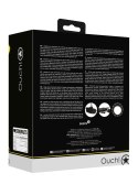 Open Mouth Gag Head Harness with Plug Stopper - Black Ouch! Open Mouth Gag Head Harness with Plug Stopper - Black Ouch!