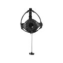 Open Mouth Gag Head Harness with Plug Stopper - Black Ouch! Open Mouth Gag Head Harness with Plug Stopper - Black Ouch!