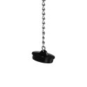 Open Mouth Gag Head Harness with Plug Stopper - Black Ouch! Open Mouth Gag Head Harness with Plug Stopper - Black Ouch!