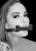 Silicone Bone Gag - With Adjustable Bonded Leather Straps Ouch! Silicone Bone Gag - With Adjustable Bonded Leather Straps Ouch!