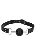 Solid Ball Gag - With Bonded Leather Straps Ouch! Solid Ball Gag - With Bonded Leather Straps Ouch!