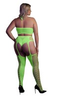 Two Piece with Crop Top and Stockings XL/XXXXL Ouch! Two Piece with Crop Top and Stockings XL/XXXXL Ouch!