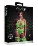 Two Piece with Crop Top and Stockings XL/XXXXL Ouch! Two Piece with Crop Top and Stockings XL/XXXXL Ouch!