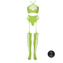 Two Piece with Crop Top and Stockings XL/XXXXL Ouch! Two Piece with Crop Top and Stockings XL/XXXXL Ouch!
