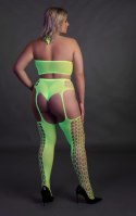 Two Piece with Crop Top and Stockings XL/XXXXL Ouch! Two Piece with Crop Top and Stockings XL/XXXXL Ouch!