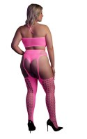 Two Piece with Crop Top and Stockings XL/XXXXL Ouch! Two Piece with Crop Top and Stockings XL/XXXXL Ouch!
