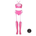 Two Piece with Crop Top and Stockings XL/XXXXL Ouch! Two Piece with Crop Top and Stockings XL/XXXXL Ouch!