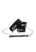 Velcro Collar With Leash And Hand Cuffs Ouch! Velcro Collar With Leash And Hand Cuffs Ouch!