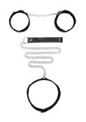 Velcro Collar With Leash And Hand Cuffs Ouch! Velcro Collar With Leash And Hand Cuffs Ouch!
