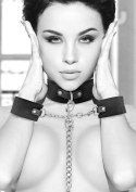 Velcro Collar With Leash And Hand Cuffs Ouch! Velcro Collar With Leash And Hand Cuffs Ouch!