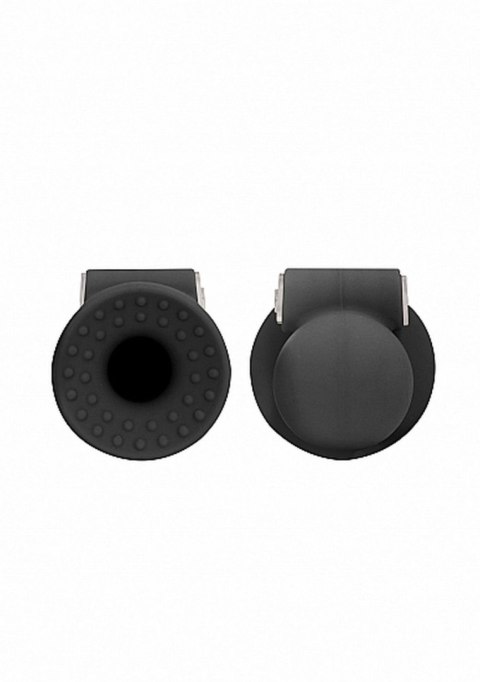 Vibrating Nipple Suckers - Black Ouch! Vibrating Nipple Suckers - Black Ouch!