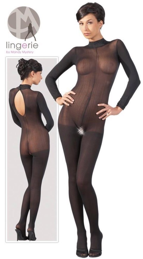 Catsuit with Lace Collar M/L NO:XQSE Catsuit with Lace Collar M/L NO:XQSE