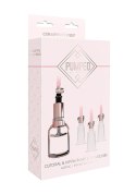 Clitoral & Nipple Pump Set Medium - Rose Gold Pumped Clitoral & Nipple Pump Set Medium - Rose Gold Pumped
