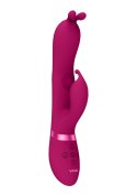 Gada - Vibrating Bunny Ear G-Spot Rabbit with Pulse Wave Shaft Vive Gada - Vibrating Bunny Ear G-Spot Rabbit with Pulse Wave Shaft Vive