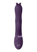 Gada - Vibrating Bunny Ear G-Spot Rabbit with Pulse Wave Shaft Vive Gada - Vibrating Bunny Ear G-Spot Rabbit with Pulse Wave Shaft Vive
