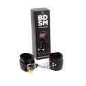 Kajdanki-Black Bondage Handcuffs BDSM Secret Play Kajdanki-Black Bondage Handcuffs BDSM Secret Play