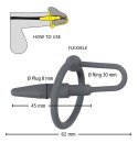 Penis Plug with Glans Ring Penisplug Penis Plug with Glans Ring Penisplug
