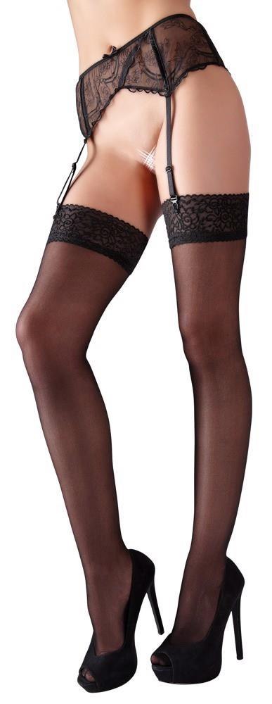 Stockings black 2 Cottelli LEGWEAR Stockings black 2 Cottelli LEGWEAR