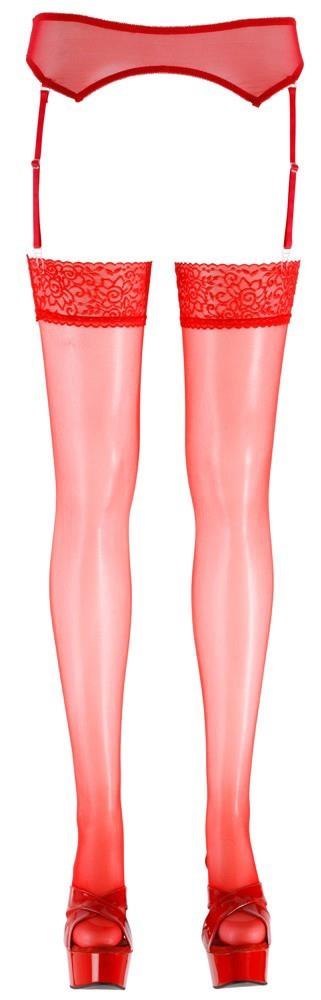 Stockings red 2 Cottelli LEGWEAR Stockings red 2 Cottelli LEGWEAR
