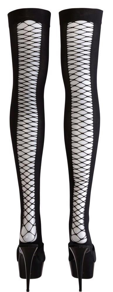 Thigh-high Net Stockings M/L Cottelli LEGWEAR Thigh-high Net Stockings M/L Cottelli LEGWEAR