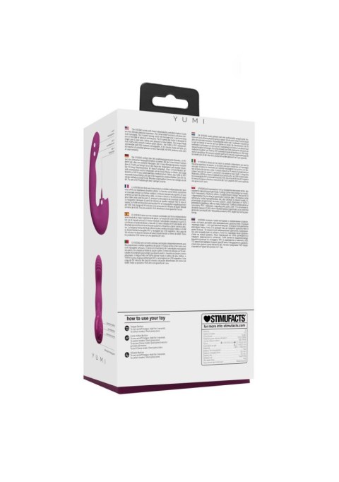 VIVE - Yumi - Rechargeable Triple Motor - G-Spot Finger Motion Vibrator and Flickering Tongue Stimulator Vive VIVE - Yumi - Rechargeable Triple Motor - G-Spot Finger Motion Vibrator and Flickering Tongue Stimulator Vive