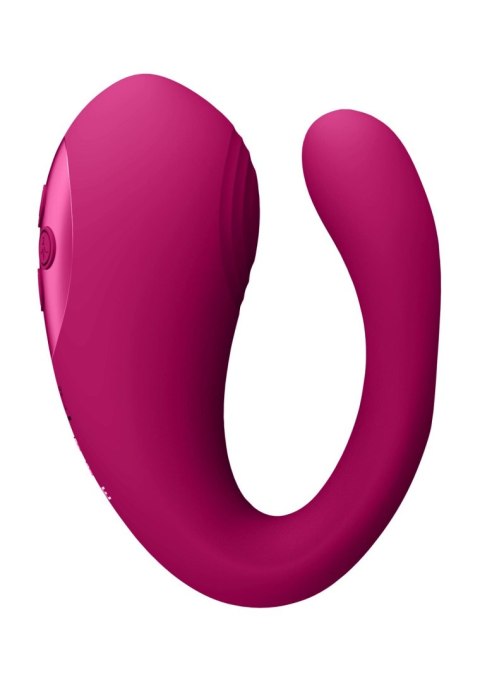 Yoko - Triple Action Vibrator Dual Prongs with Clitoral Pulse Wave Vive Yoko - Triple Action Vibrator Dual Prongs with Clitoral Pulse Wave Vive